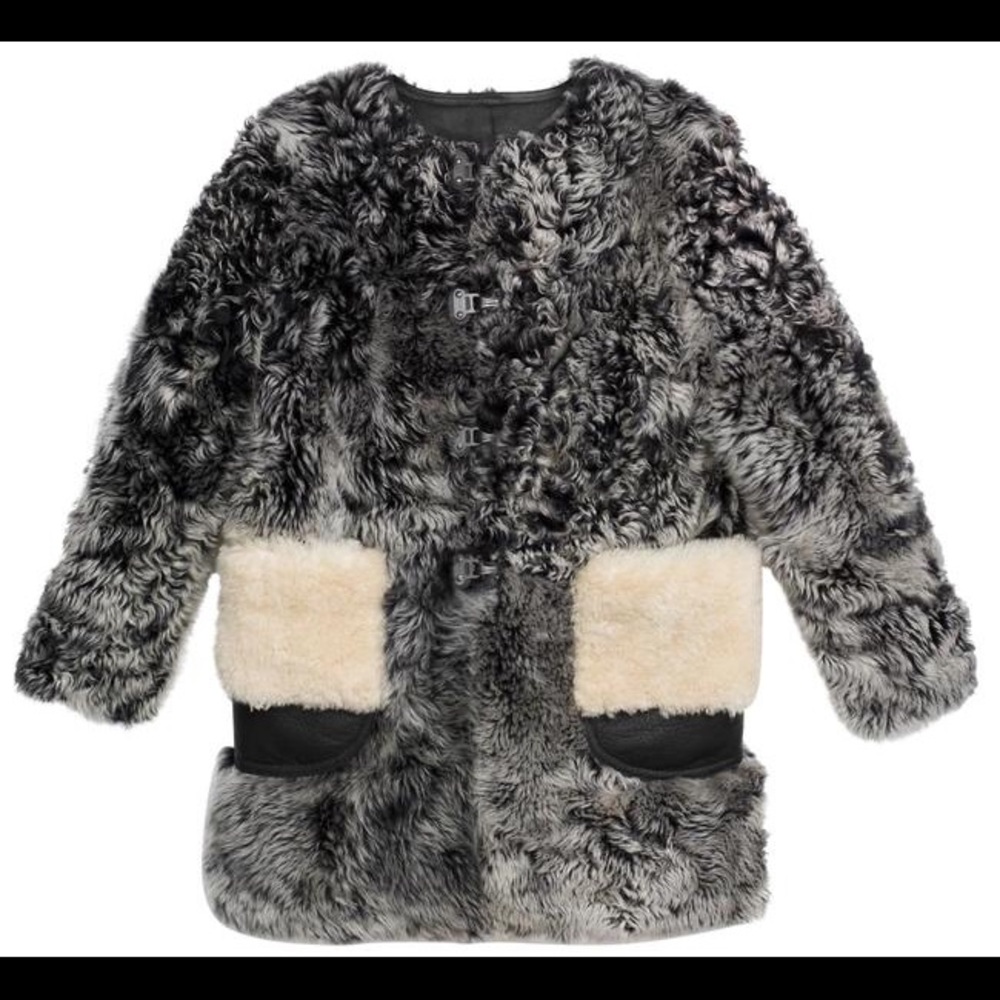 Coach Shearling Coat - Picture 3 of 5